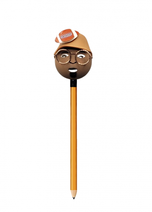 Football Fan Pencil Topper Football Fan Pencil Topper