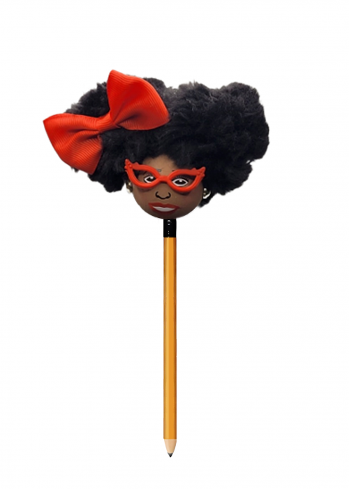 Miss Bougie Pencil Topper